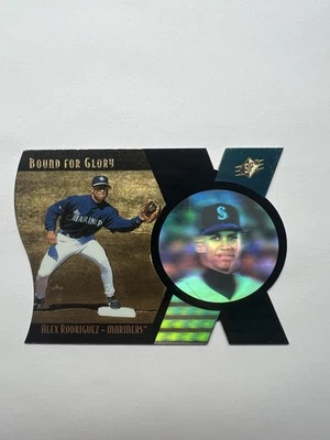 1997 Upper Deck  SPx Alex Rodriguez Bound for Glory Gold /1500 #18 Mariners - Image 1 of 4