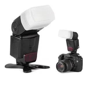 White Flash Diffuser Dome Soft Light Cover New Studio Strobe Reflector - Picture 1 of 9