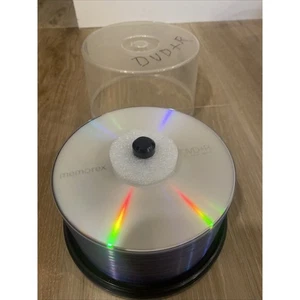 Memorex DVD-R 16X/4.7GB/120 Minute 45 Pack New Open Box - Picture 1 of 5