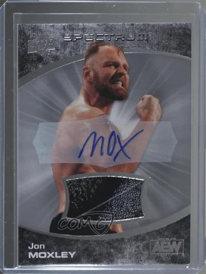 2021 Upper Deck AEW Spectrum Memorabilia Auto /20 Jon Moxley #55 Rookie Auto RC - Image 1 of 2