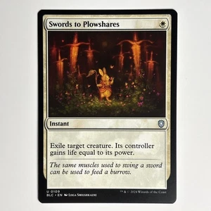 SWORDS TO PLOWSHARES MTG BLC - MAGIC THE GATHERING KARTE IN NEU - Bild 1 von 1