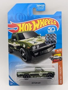 Hot Wheels 2018 Super Treasure Hunt Sth Datsun 620 Green Factory Sealed Mint - Picture 1 of 7