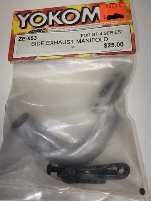 YOKOMO YOKZE653 SIDE Exhaust Manifold for GT4 RC - (ZE-653) - Image 1 of 2
