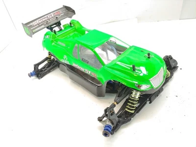 *RARE* Kyosho Inferno ST-RR 1/8 Nitro Truggy Roller Slider Chassis w/ Servos Use - Image 1 of 4