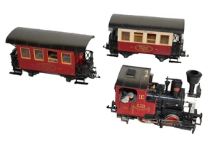 LGB Lehmann Modelleisenbahn 100 Jahre Set Lok 2010 + 2 Personenwagen - Bild 1 von 15