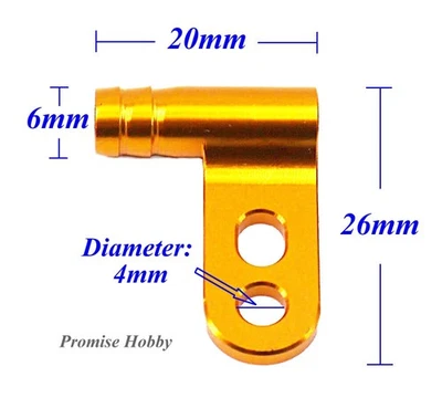 Alloy Throttle Stopper Support Arm / Cable for Gas Petrol Engine RC Model Boat - Image 1 of 4