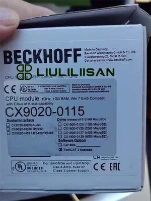 1pcs New BECKHOFF CX9020-0115 CPU Module Free delivery us free tax - Image 1 of 4