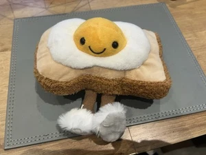 Egg On Toast Mini Plushie 25cm Soft Toy - Picture 1 of 5