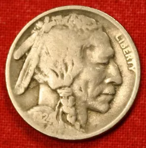 1924-D Buffalo Nickel Nice Coin BN536 - Picture 1 of 2