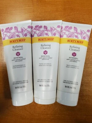 3 Pack: Burt's Bees Refining Cleanser with RETINOL Alternative 6oz. (2521-R7P4b) - Image 1 of 2