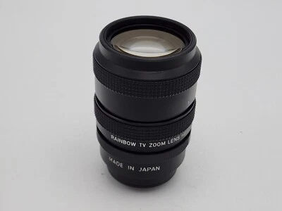 Vintage Rainbow 8-48mm F1.0 1:1.0 TV Cinema Zoom Lens H6X8 C Mount *READ - Haze* - Image 1 of 4