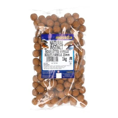 Mosella Boilies Vanille 20mm 1Kg Karpfen-Angelköder - Bild 1 von 2