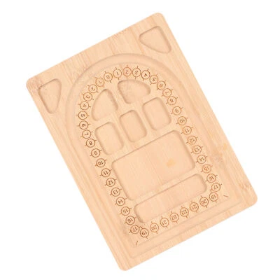 Bead Board Bamboo Bead Design Board Beading Tray For Bracelet Jewelry Making - Image 1 of 4