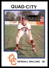 1987 ProCards Kendall Walling Quad City Angels #1120