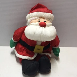 Hallmark Santa Puffalump Christmas Doll Style Nylon Santa Claus 12” Parachute - Picture 1 of 9