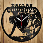 Vinyl Clock Dallas-Cowboys Vinyl Record Clock Handmade Original Gift 6223