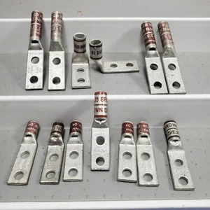 Braune Kompressionsstollen #2 Str 2-Loch 1/4" Bolzen 13 Stück Br 33 10 97 Konvolut - Bild 1 von 6