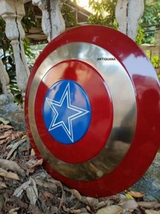 Christmas Shield Captain America Handmade 1:1 Scale Full Size Battle Round Shiel - Picture 1 of 7