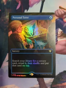 MTG Personal Tutor Borderless FOIL Commander Masters, Mint - Bild 1 von 2