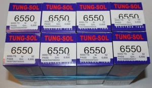 Factory Platinum Matched Octet Tung Sol 6550 tubes, Brand New in Box ! - Picture 1 of 5