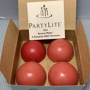 PartyLite Aroma Melts CANDIED APPLE (Z24326) ~ 2.25" Box Of 4 ~ NEW NIB Retired - Picture 1 of 4