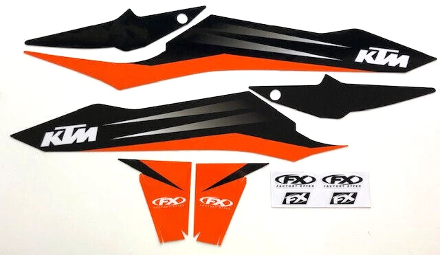 Capa gráfica Effex SR3 de fábrica KTM SX SXF XC XCF 125-450 19 20 21 22 NOVA - Imagem 1 de 2