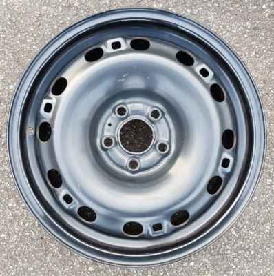 1x Llanta de acero VW Polo 6R Skoda Rapid Seat 6Jx15H2 5x100 ET38 6C0601027B/C#26446 - Imagen 1 de 4