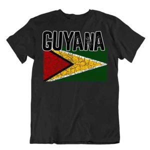Camiseta Bandera Guyana Moda Country Souvenir Regalo Camiseta Logotipo del Orgullo - Imagen 1 de 8