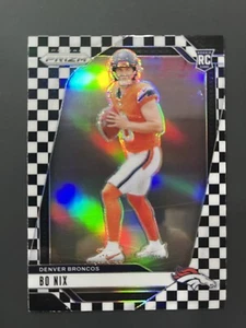 2024 Panini Prizm BO NIX Black & White Checkerboard Prizm Rookie Card RC ๐๐๐ฅ - Picture 1 of 9