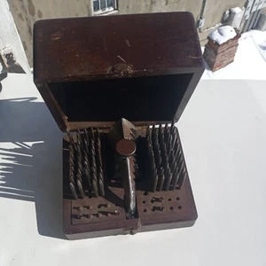 Antique M. J. Lampert & Sons F. R. Inverting Staking Set & Watch Jewel Press - Picture 1 of 22