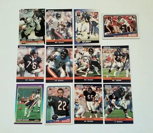 Bears Lot Mike Singletary 1990 Pro Set 57 Neal Anderson 49 Topps Dave Duerson - Picture 1 of 12