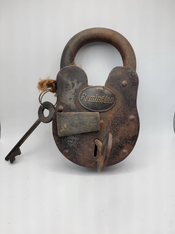 Remington Arms Safe Ammo Guns Padlock 7.5" x 4.5" Cover