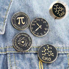 Magic Brooches Atom Symbol Pin Periodic  Table For Teachers Student Scinece