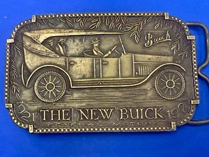 The New Buick Car Collectors General Motors Corp. 1921 Bergamot VTG Belt Buckle - Picture 1 of 16