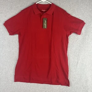 NWT Boys Eddie Bauer School Red Uniform Polo Shirt Size 20 - Picture 1 of 6