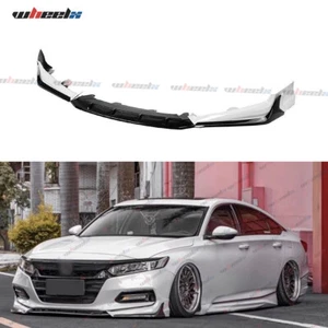 PAINTED WHITE PEARL YOFER FRONT BUMPER SPLITTER LIP FOR 18-20 HONDA ACCORD 10TH - Picture 1 of 12