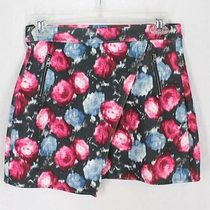 Abercrombie Kids Skirt Girls Sz XL Black Blue Pink Floral Elastic Waist New - Picture 1 of 3