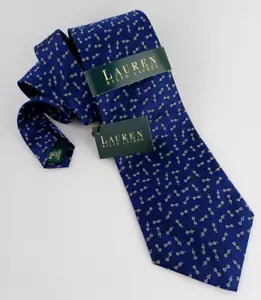 Ralph Lauren handgefertigte Seidenkrawatte neu mit Etikett Sommer-2 - Bild 1 von 7
