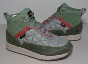 Stivali olivina Teva taglia 7 M REEMBER COMMUTE IMPERMEABILI in pelle nuove scarpe da donna - Foto 1 di 24