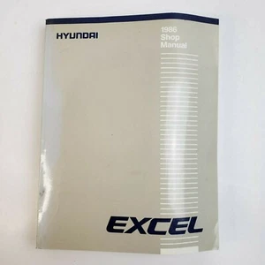 Hyundai Excel 1986 servicio taller de reparación manual fabricante de equipos originales libro 86 Hyundai - Imagen 1 de 7