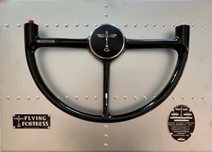 Montierte Boeing B-17 Fliegende Festung Reproduktionskontrolle Joch, Zweiter Weltkrieg YOK-0102-R - Bild 1 von 9