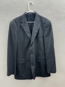 Hagger Black Lable Mens Suit Coat Size 44L Gray Three Button Up Single Button up - Picture 1 of 18
