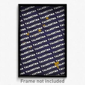 Talkeetna Alaska Poster (AK City Souvenir 11x17 Town Print) - Picture 1 of 1