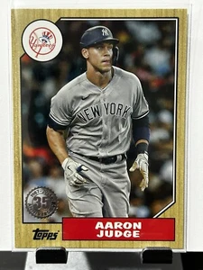 2022 Topps #T87-99 Aaron Judge 1987 Topps Baseball 35° anniversario - Foto 1 di 2