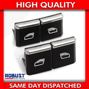 4x SWITCH BUTTON WINDOW COVER FOR PORSCHE MACAN PANAMERA CAYENNE ALL DOORS 10-16 - Picture 1 of 9