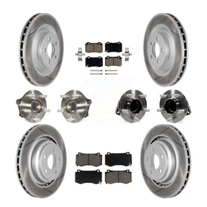 Front Rear Hub Bearing Coated Disc Brake Rotor Pads Kit (10Pc) For Dodge Charger - Picture 1 of 1