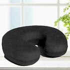 Memory Foam U Shaped Travel Sleep Pillow Head Back Neck Support Cushion Black