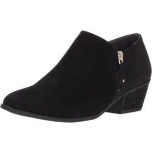 Dr. Scholl's Shoes Women's Brief Ankle Boot Black Microfiber Suede US 6 Black - Picture 1 of 13