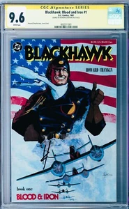 Blackhawk: Blood and Iron #1 CGC SS 9.6 (1987, DC) Signed by Howard Chaykin - Picture 1 of 2