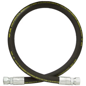Tubo idraulico girevole 1/2"" x 24"" JIC 8F SAE 100R16 4000 PSI 940-2224 - Foto 1 di 1